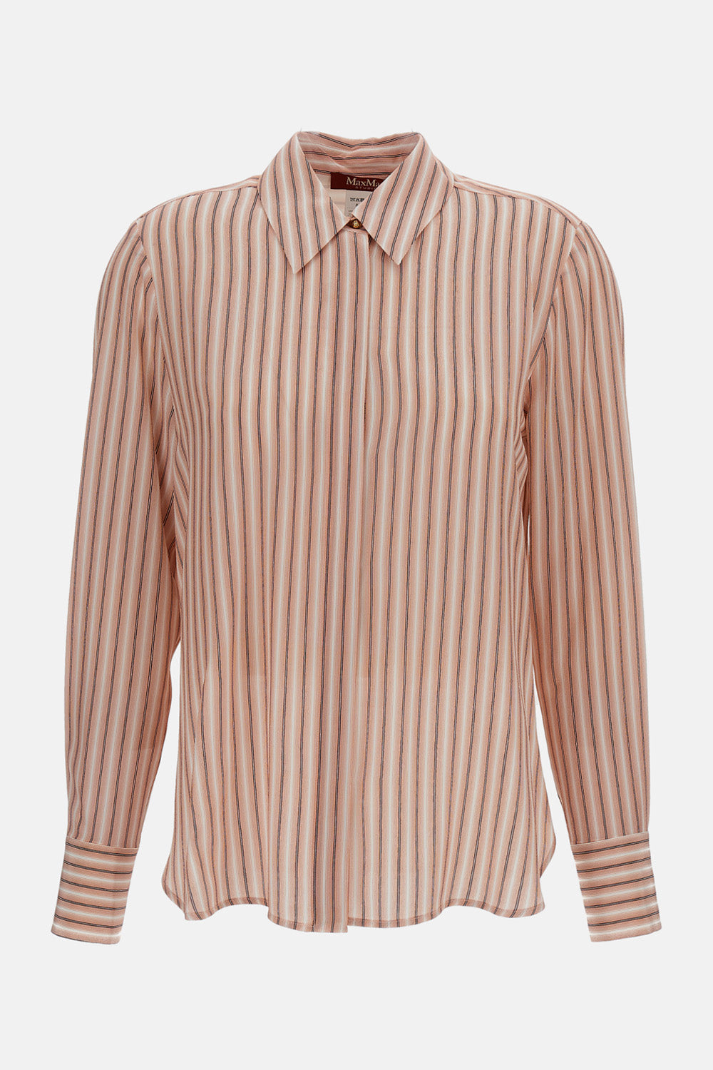 Max Mara Studio Women Striped Silk Shirt MAX MARA STUDIO