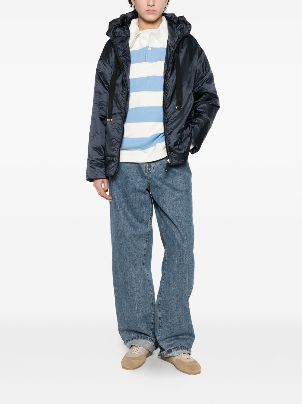 Max Mara The Cube Women Nylon Blouson Jacket MAX MARA THE CUBE