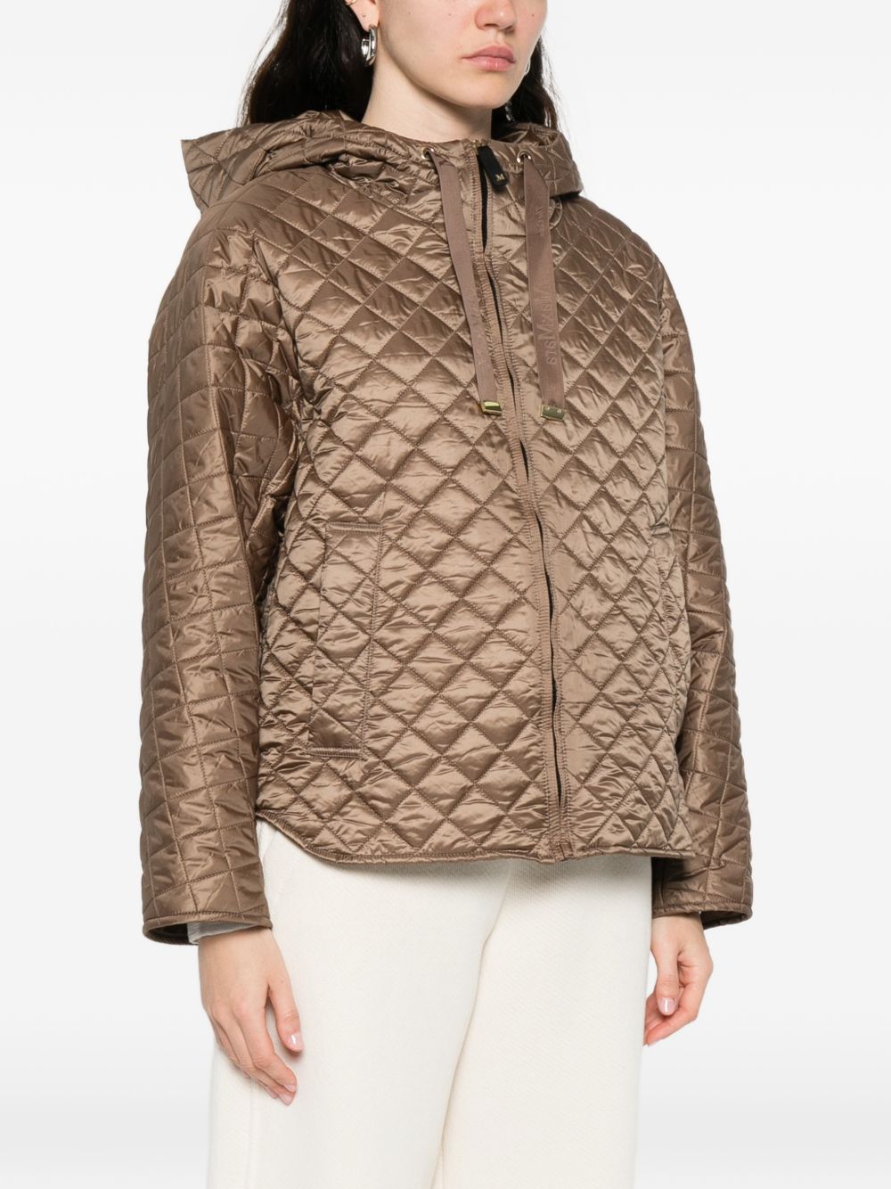 Max Mara The Cube Women Quilted Nylon Blouson Jacket MAX MARA THE CUBE