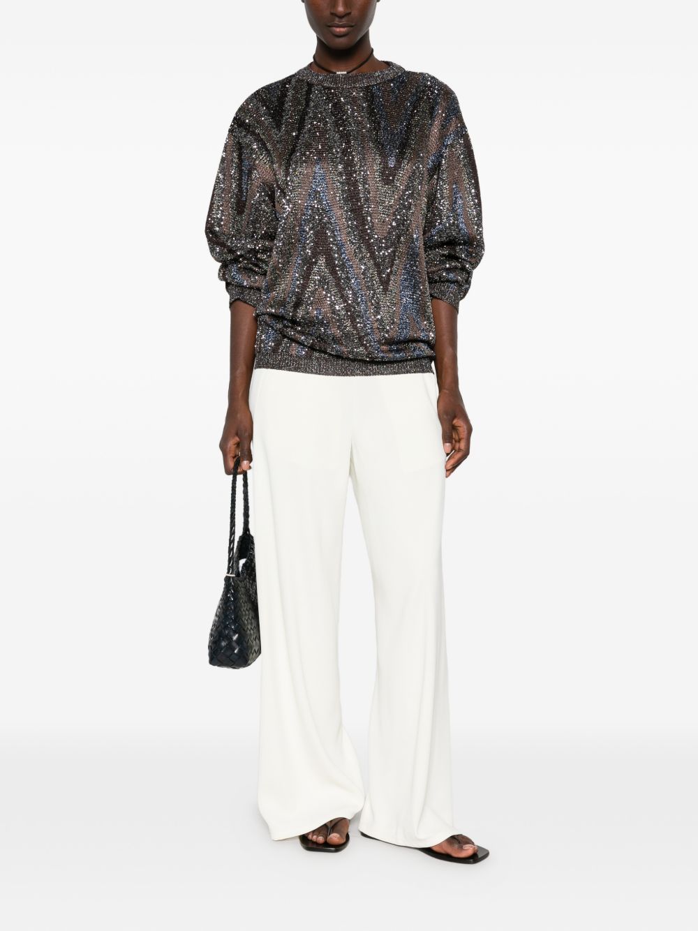 Missoni Women Printed Crewneck Sweater MISSONI