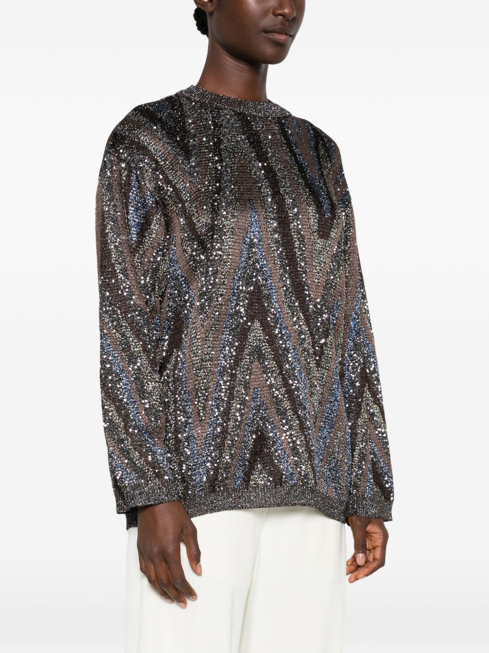 Missoni Women Printed Crewneck Sweater MISSONI