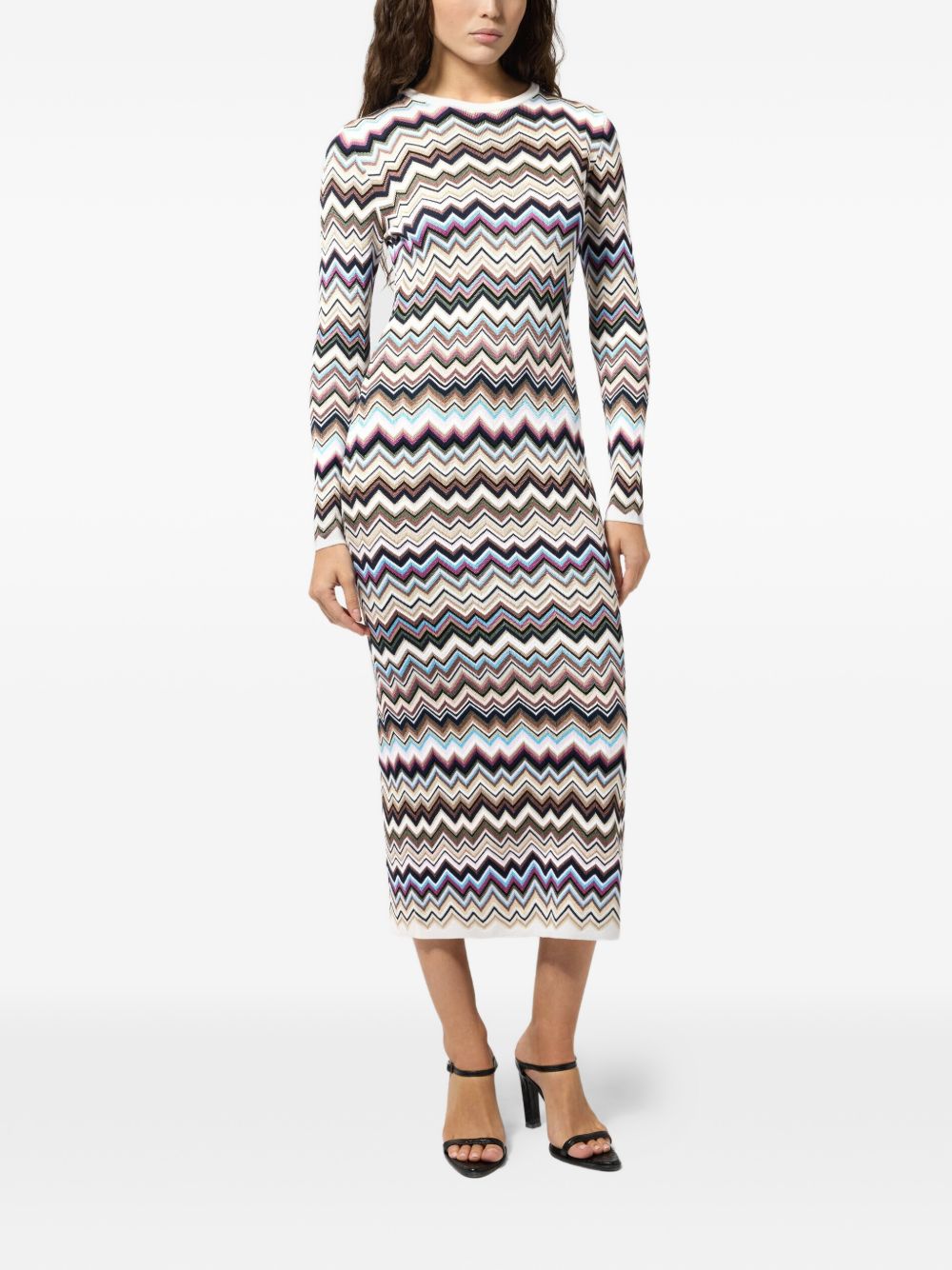 Missoni Women Zig Zag Motif Long Dress MISSONI