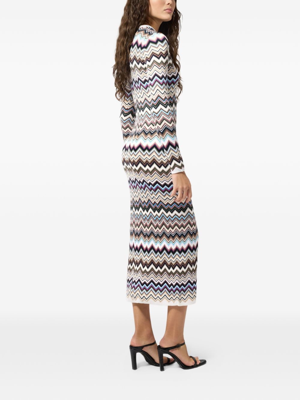 Missoni Women Zig Zag Motif Long Dress MISSONI