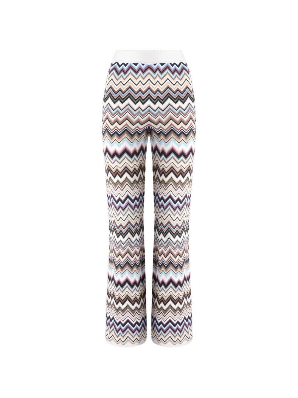 Missoni Women Zig Zag Motif Wool Trousers MISSONI