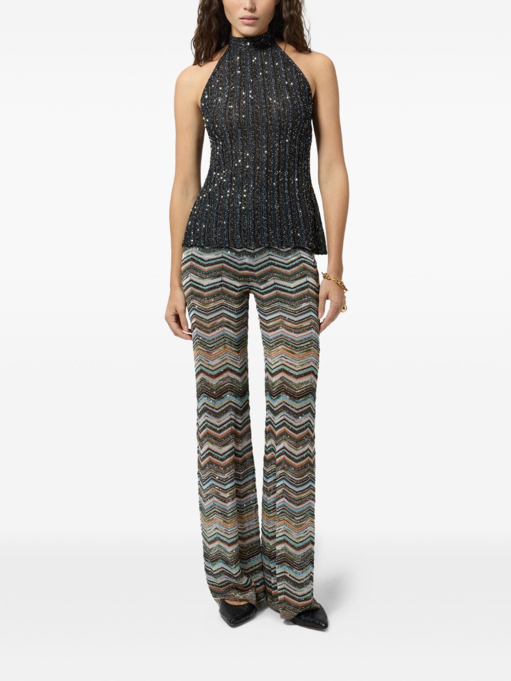 Missoni Women Zig Zag Motif Trousers
