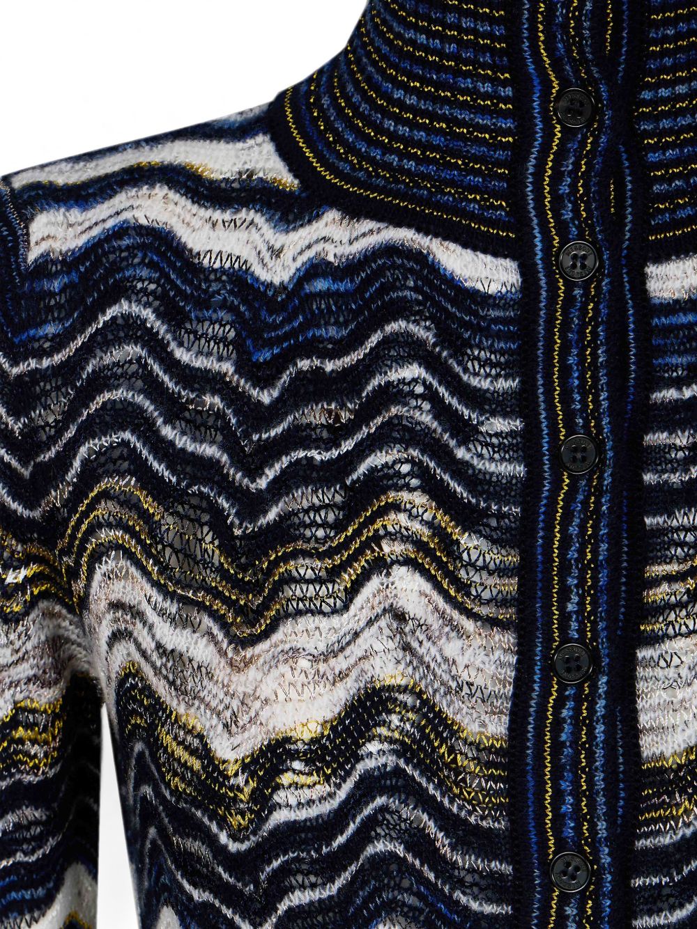 Missoni Women Zig Zag Motif Polo Shirt MISSONI