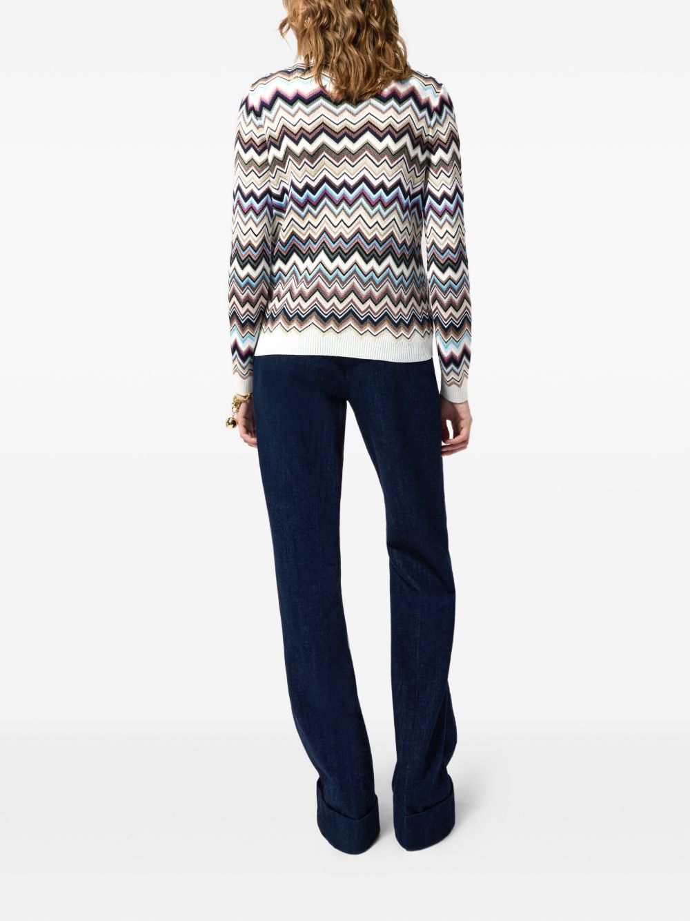Missoni Women Zig Zag Motif Turtle-Neck Sweater MISSONI