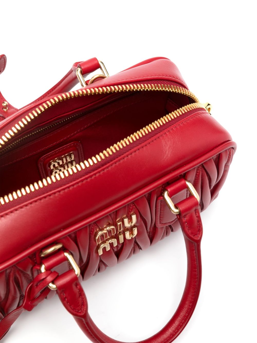 Miu Miu Women Arcadie Regular Leather Handbag MIU MIU