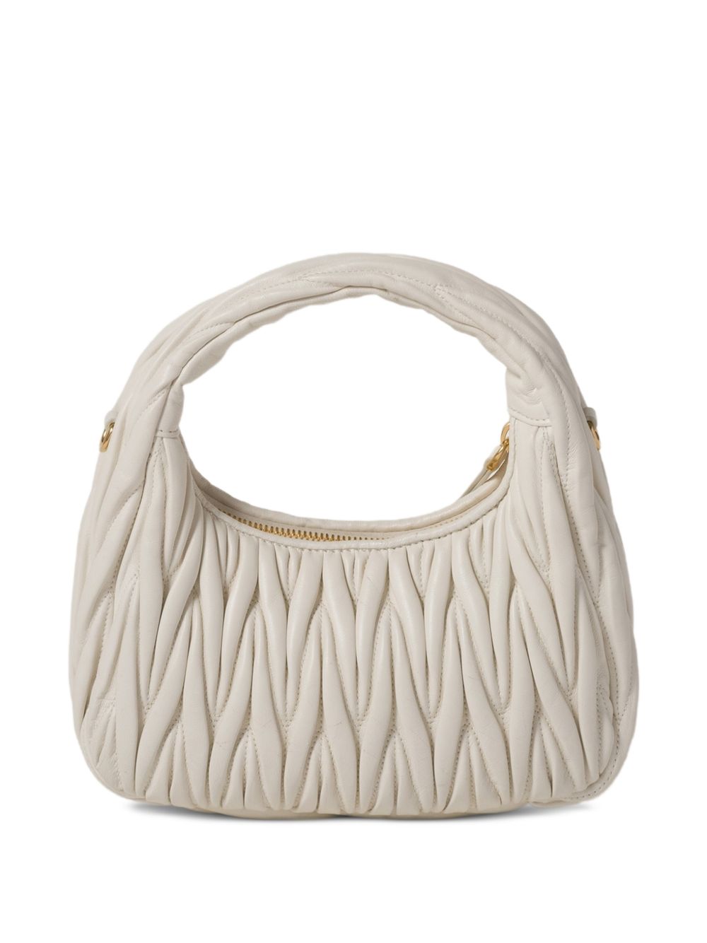 Miu Miu Women Wander Small Leather Hobo Bag MIU MIU