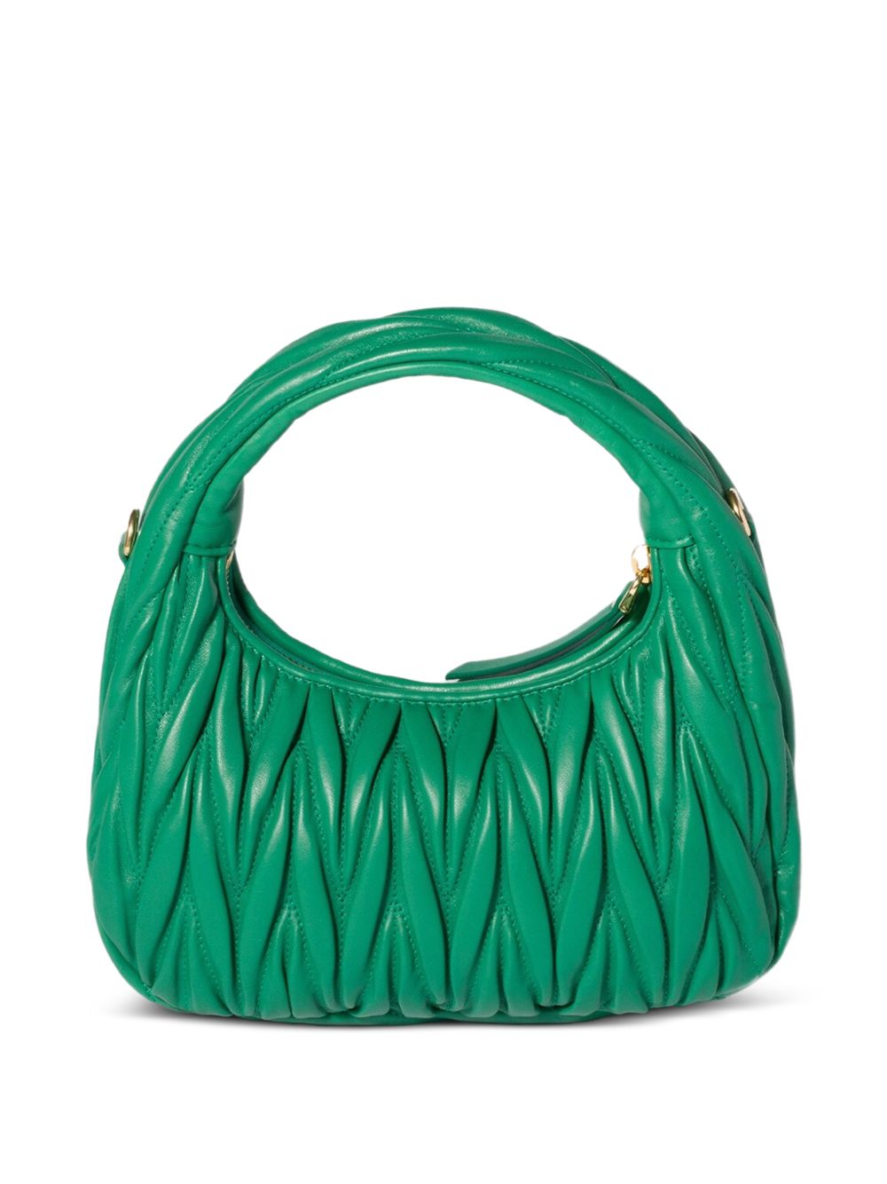 Miu Miu Women Wander Small Leather Hobo Bag MIU MIU