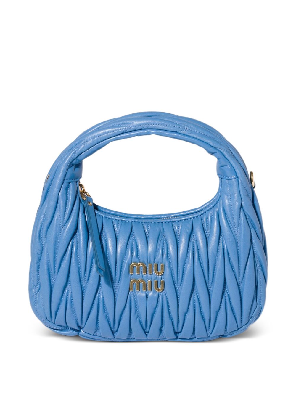 Miu Miu Women Wander Small Leather Hobo Bag MIU MIU