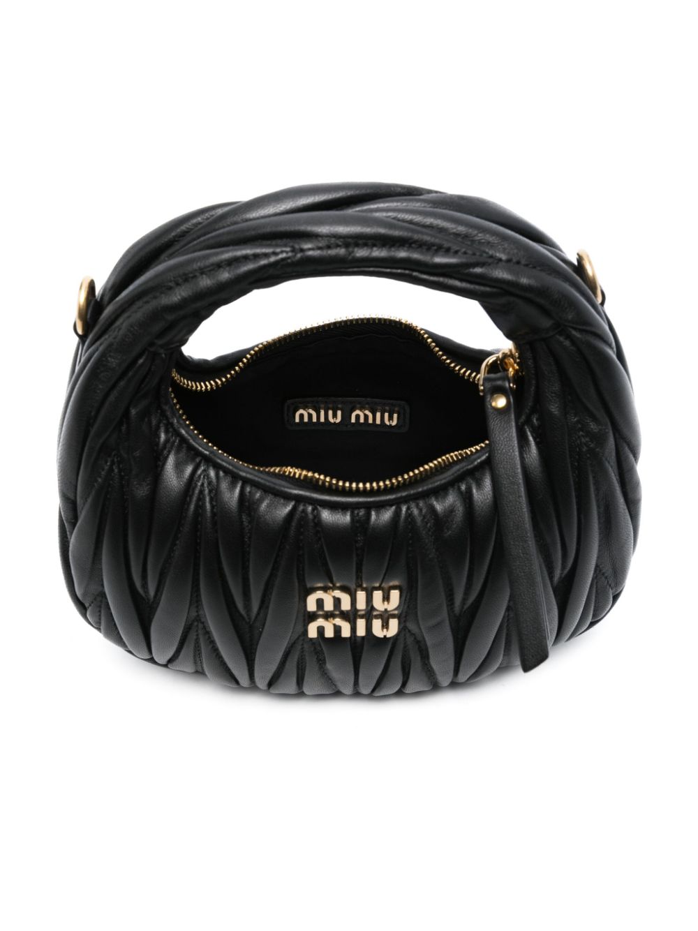 Miu Miu Women Wander Leather Mini Bag MIU MIU