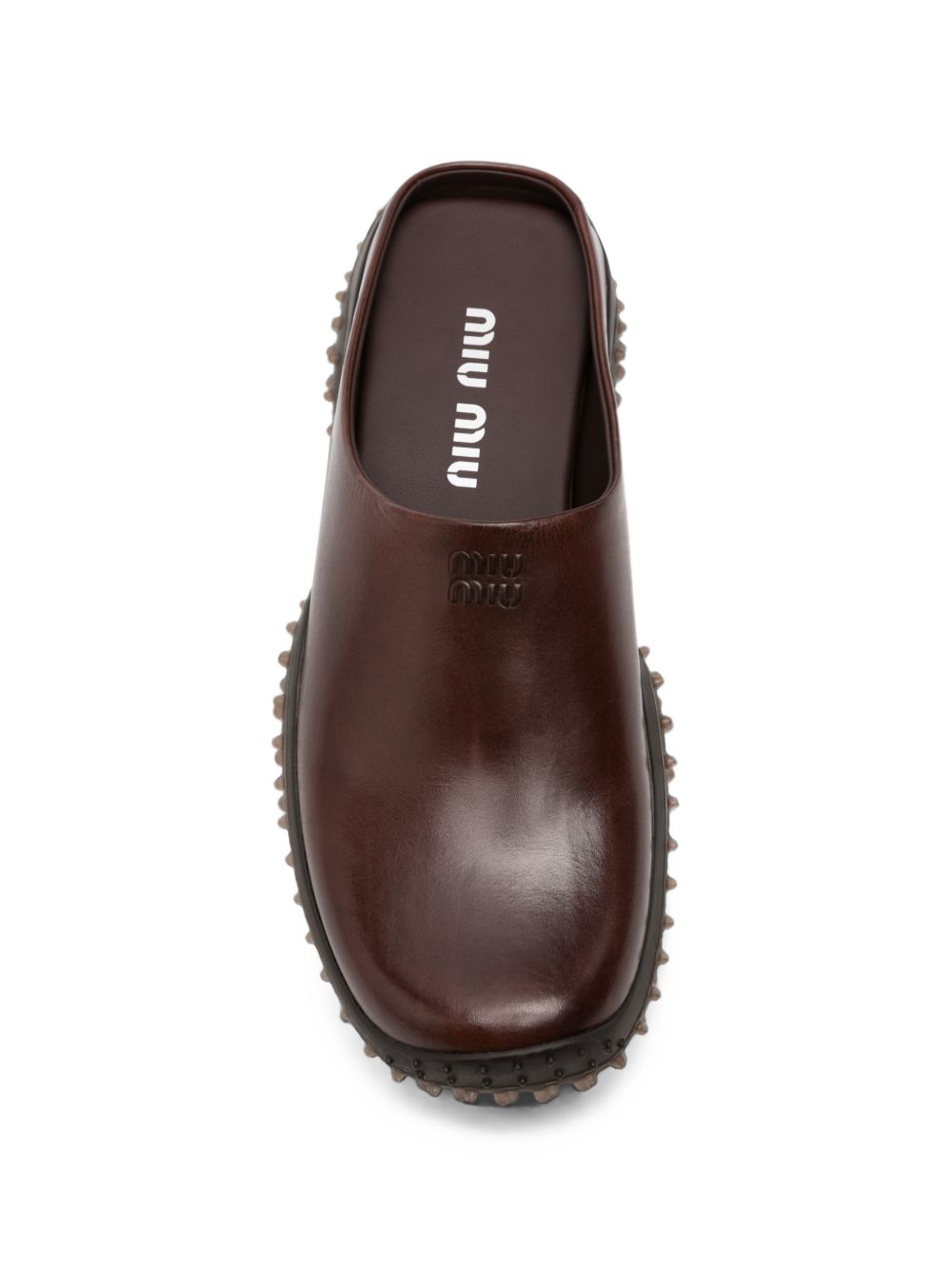 Miu Miu Women Leather Slippers MIU MIU