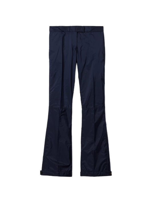 Miu Miu Women Nylon Flared Trousers MIU MIU