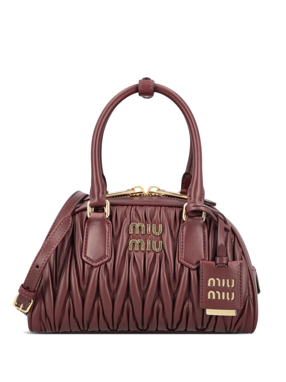 Miu Miu Women Arcadie Leather Handbag MIU MIU