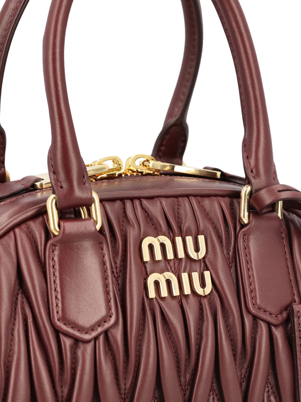 Miu Miu Women Arcadie Leather Handbag MIU MIU