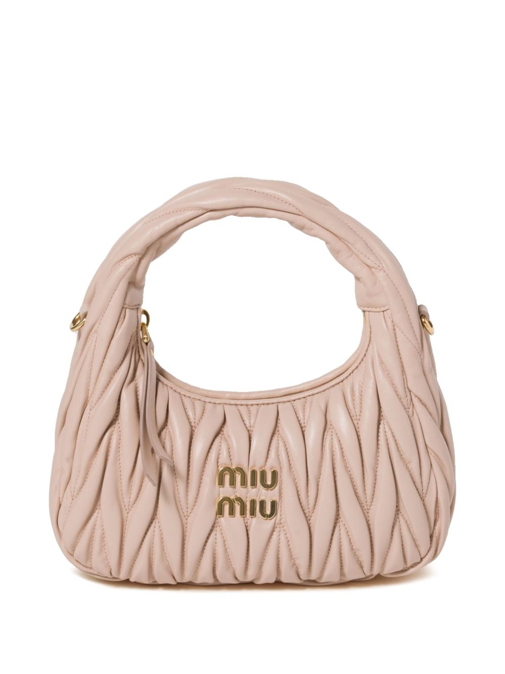 Miu Miu Women Wander Small Leather Hobo Bag MIU MIU