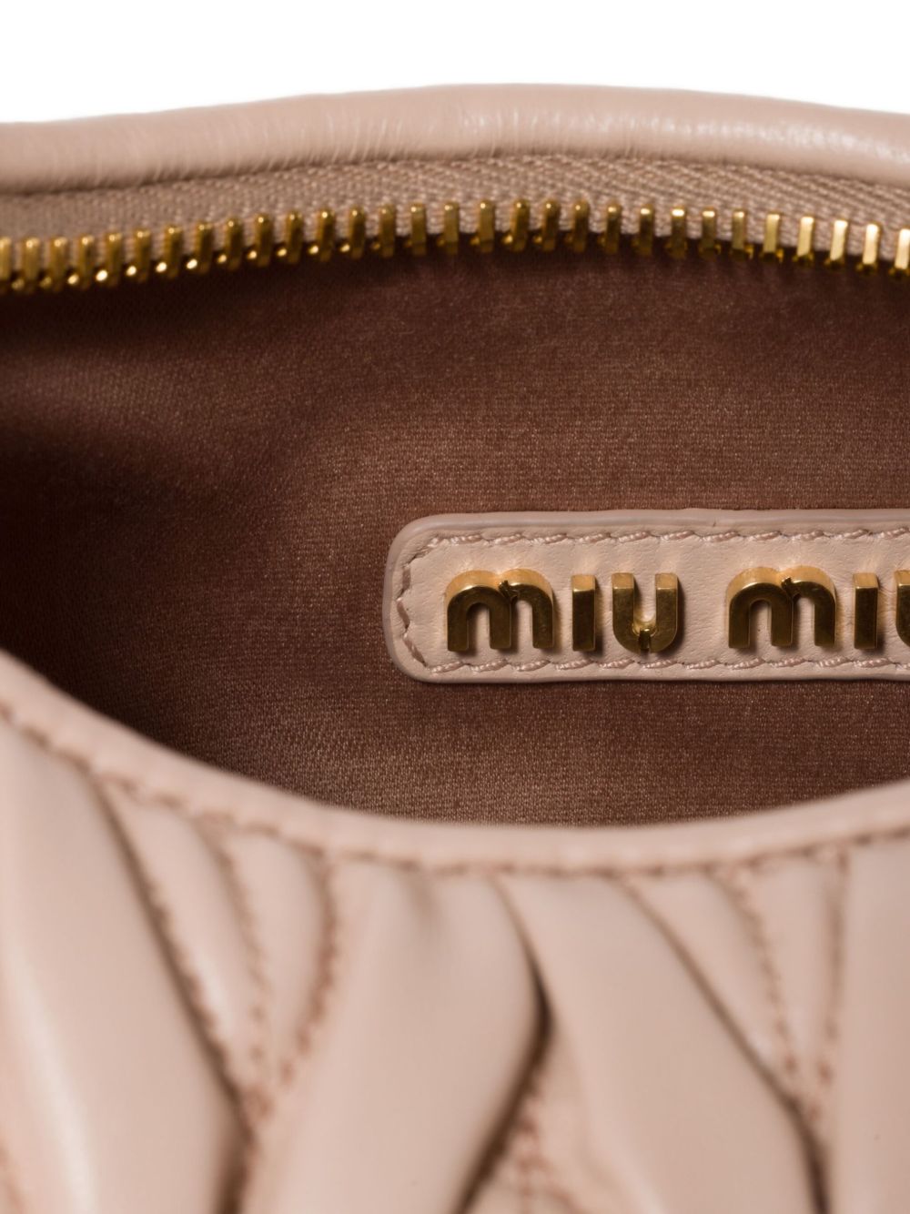 Miu Miu Women Wander Small Leather Hobo Bag MIU MIU