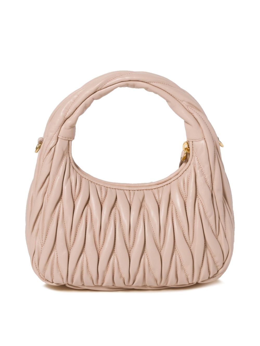 Miu Miu Women Wander Small Leather Hobo Bag MIU MIU