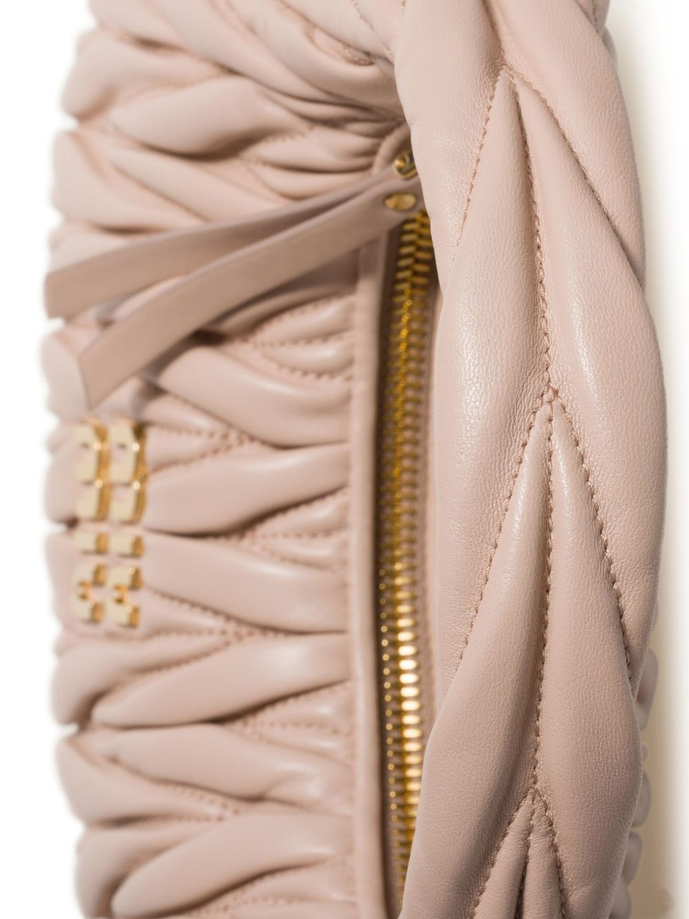Miu Miu Women Wander Small Leather Hobo Bag MIU MIU