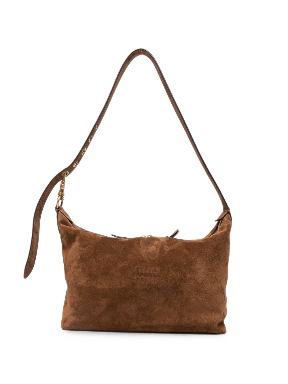 Miu Miu Women Spirit Suede Leather Shoulder Bag MIU MIU