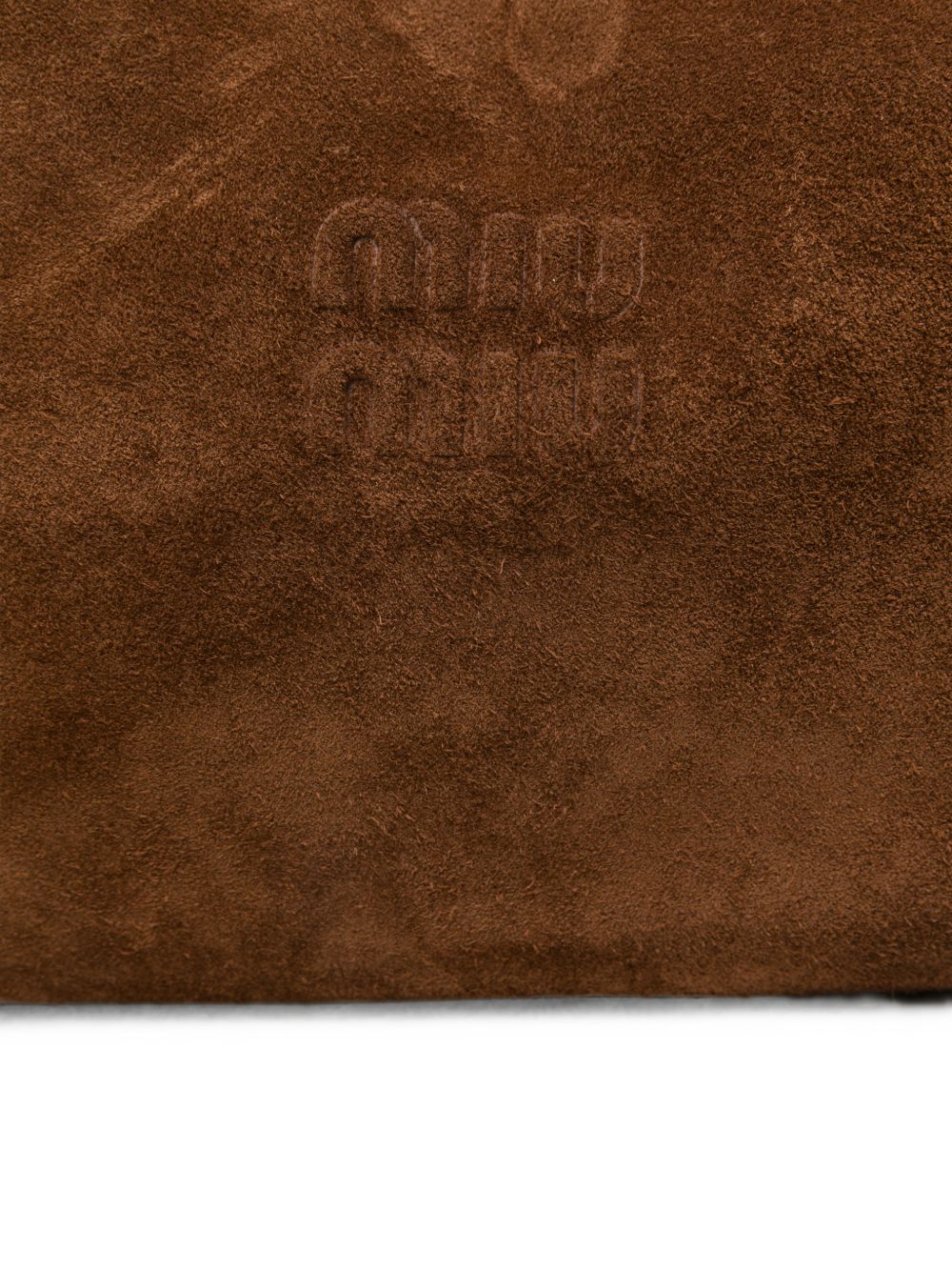 Miu Miu Women Spirit Suede Leather Shoulder Bag MIU MIU