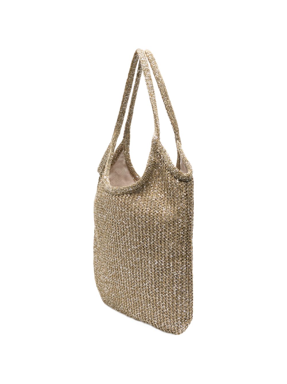 Miu Miu Women Ivy Sequined Net Shoulder Bag MIU MIU