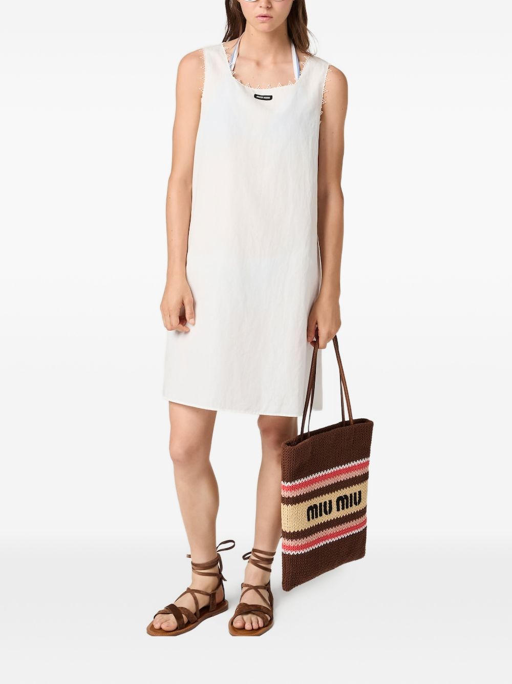 Miu Miu Women Crochet Tote Bag MIU MIU