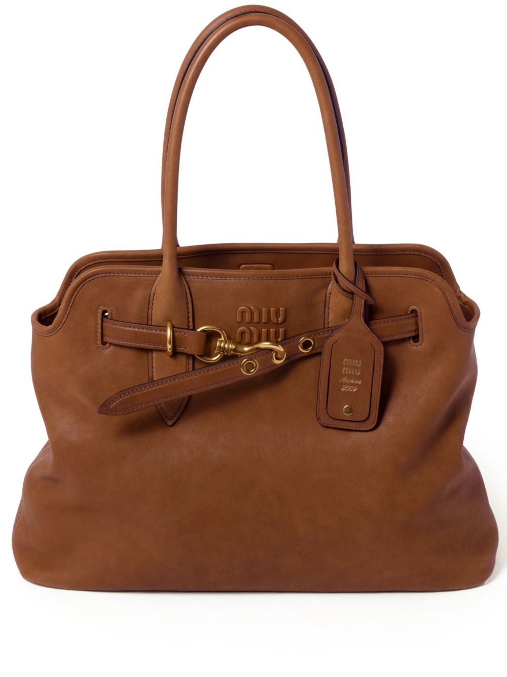 Miu Miu Women Aventure Medium Leather Handbag MIU MIU