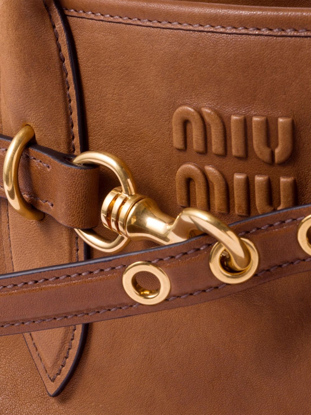 Miu Miu Women Aventure Medium Leather Handbag MIU MIU