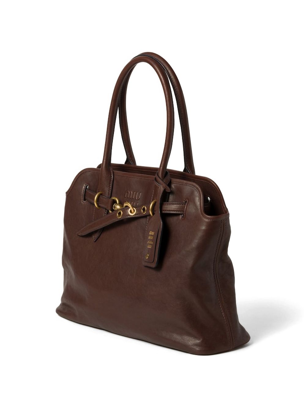 Miu Miu Women Aventure Medium Leather Handbag MIU MIU