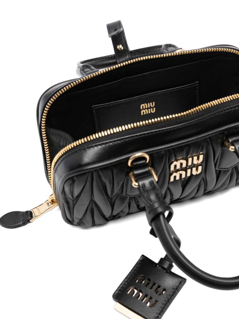 Miu Miu Women Arcadie Mini Leather Handbag MIU MIU
