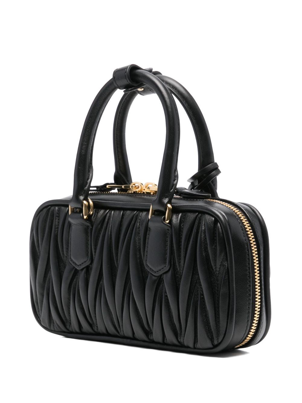 Miu Miu Women Arcadie Mini Leather Handbag MIU MIU