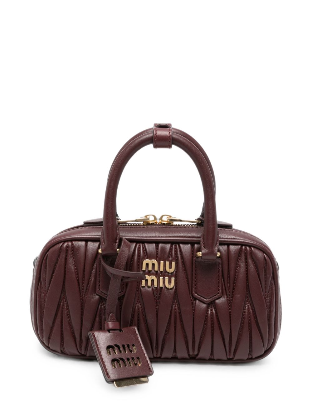 Miu Miu Women Arcadie Mini Leather Handbag MIU MIU