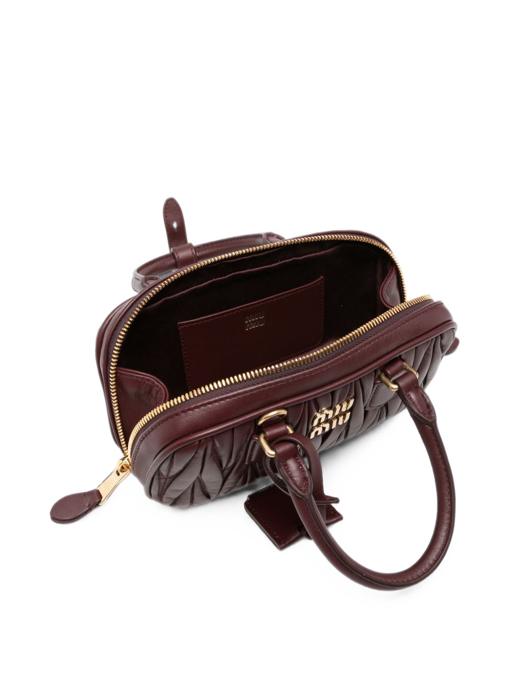 Miu Miu Women Arcadie Mini Leather Handbag MIU MIU
