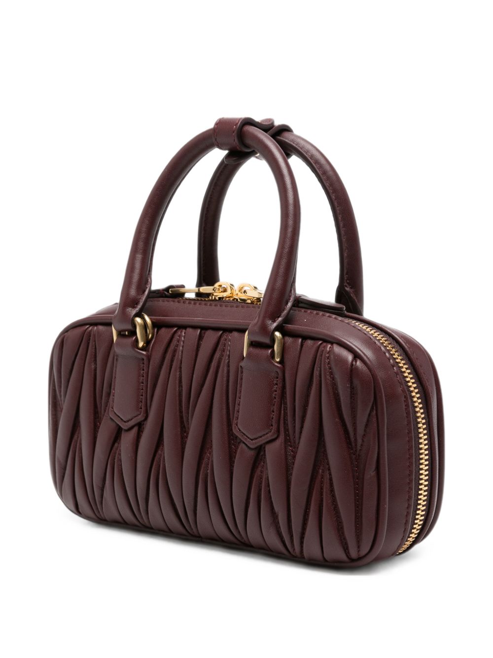 Miu Miu Women Arcadie Mini Leather Handbag MIU MIU