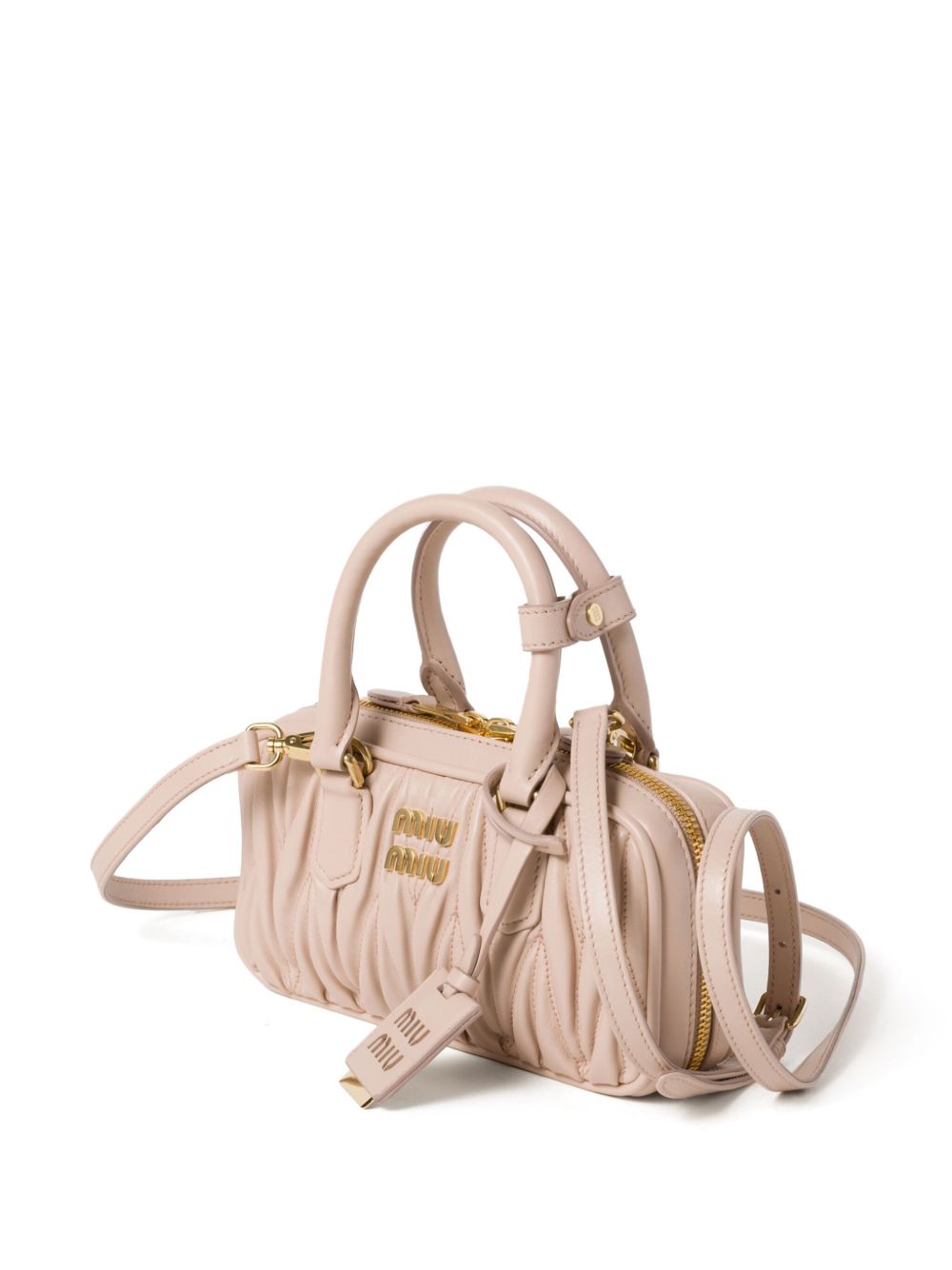 Miu Miu Women Arcadie Mini Leather Handbag MIU MIU