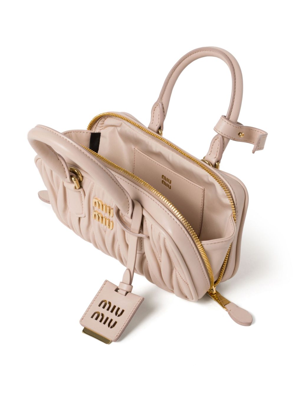 Miu Miu Women Arcadie Mini Leather Handbag MIU MIU