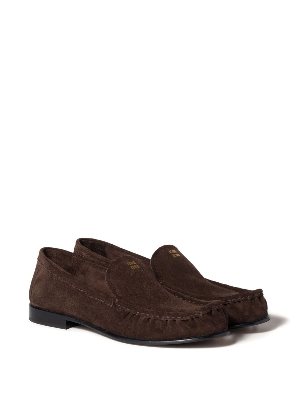 Miu Miu Women Suede Leather Loafers MIU MIU