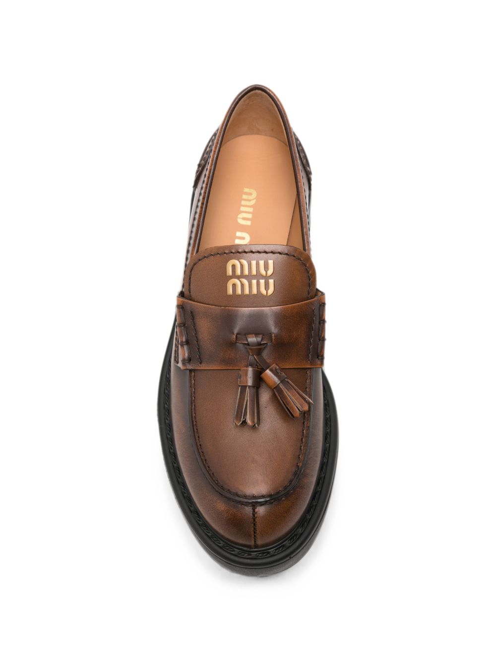 Miu Miu Women Leather Loafers