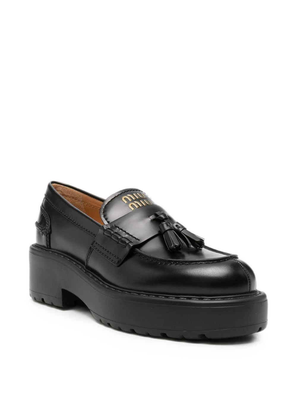 Miu Miu Women Leather Loafers MIU MIU