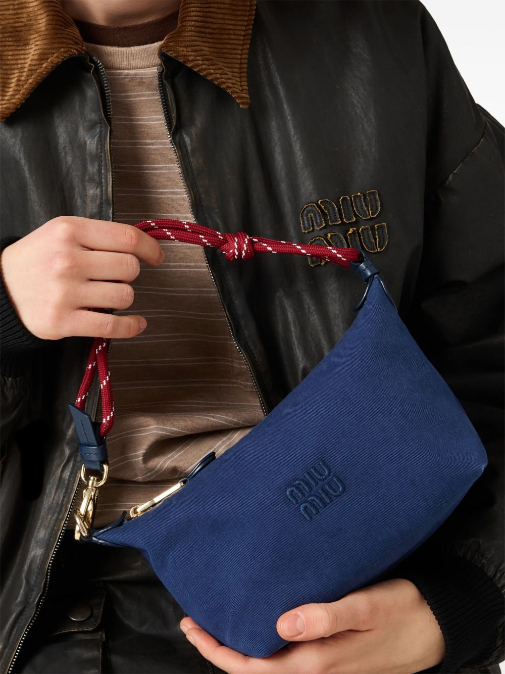 Miu Miu Women Gabardine Mini Bag MIU MIU