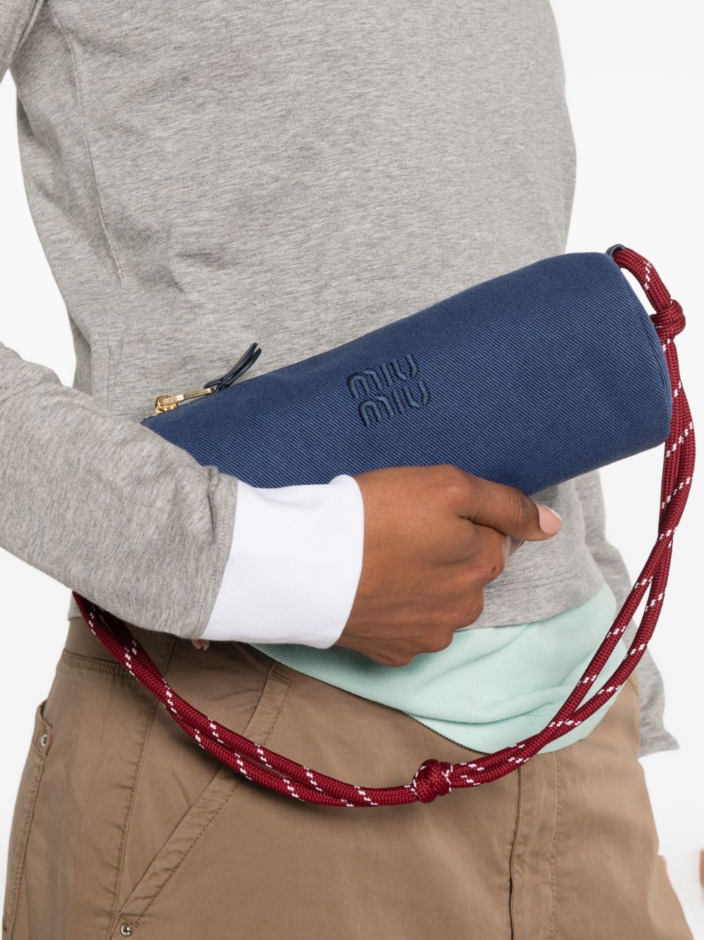 Miu Miu Women Cotton Pouch MIU MIU