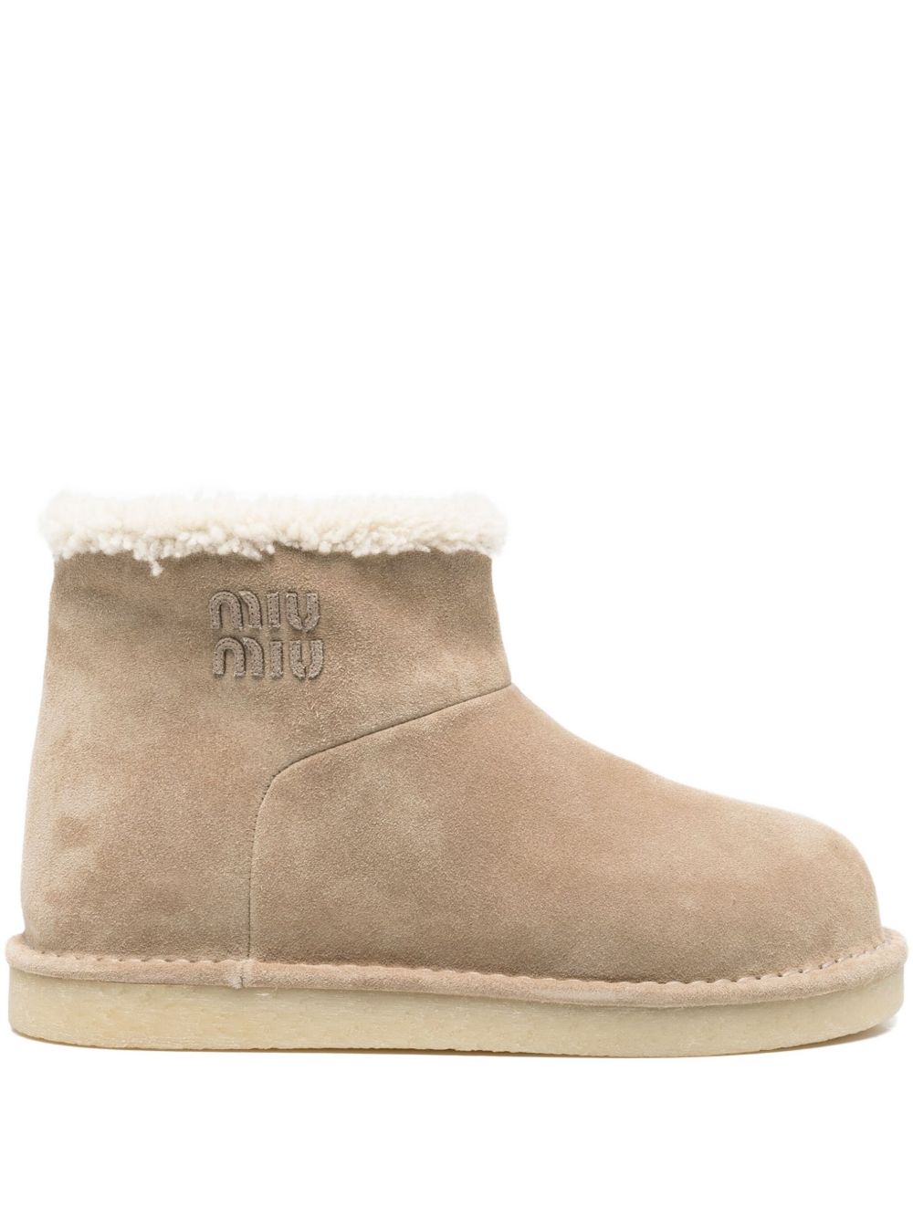 Miu Miu Women Suede Leather Boots MIU MIU