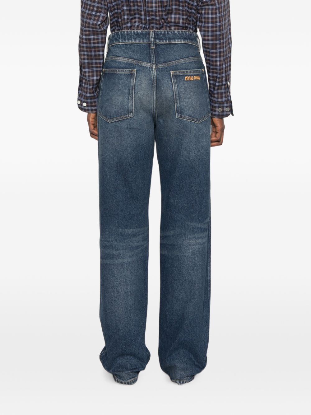 Miu Miu Women Denim Cotton Jeans MIU MIU