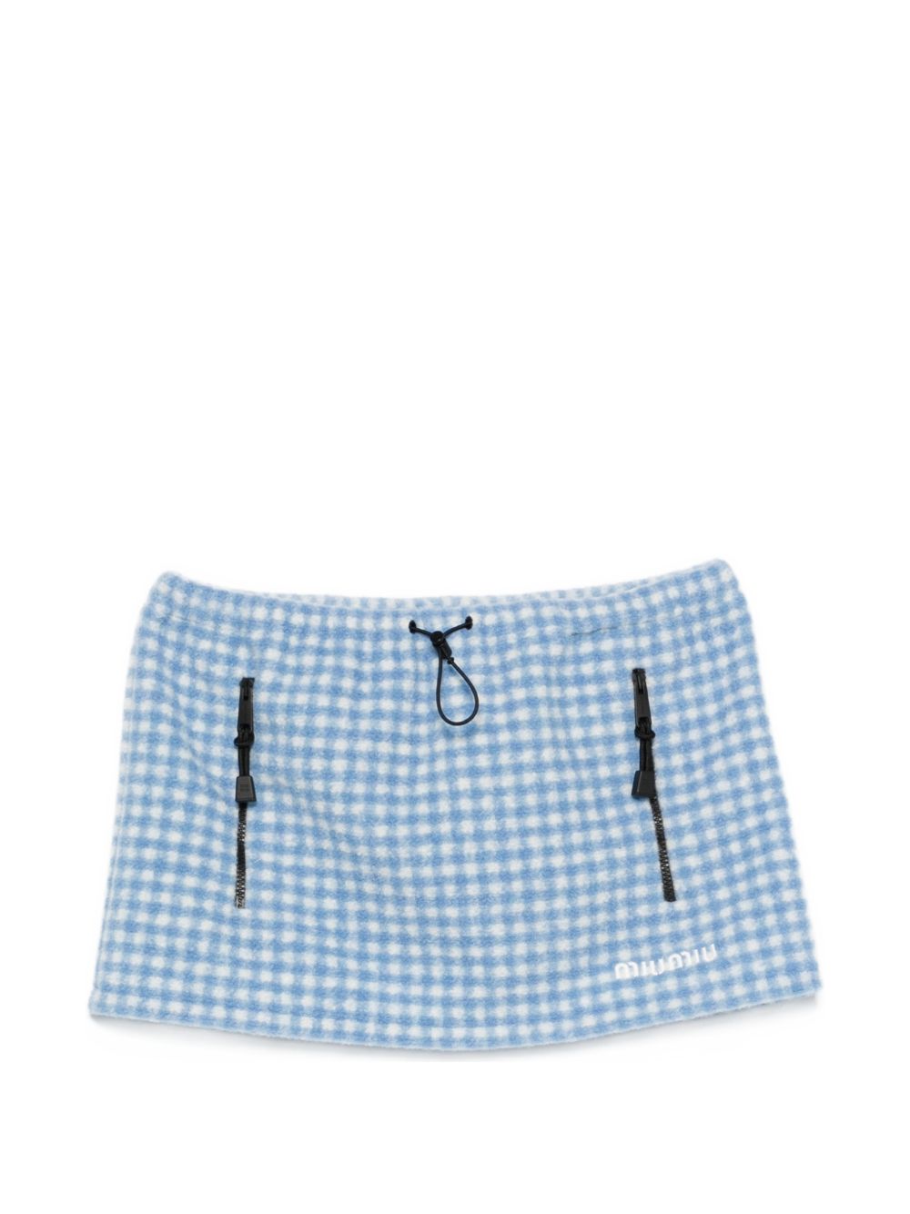 Miu Miu Women Wool Blend Mini Skirt MIU MIU