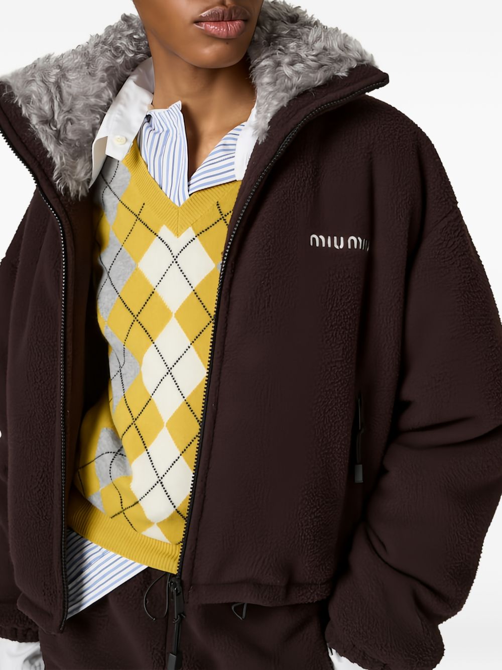 Miu Miu Women Fleece Down Jacket MIU MIU