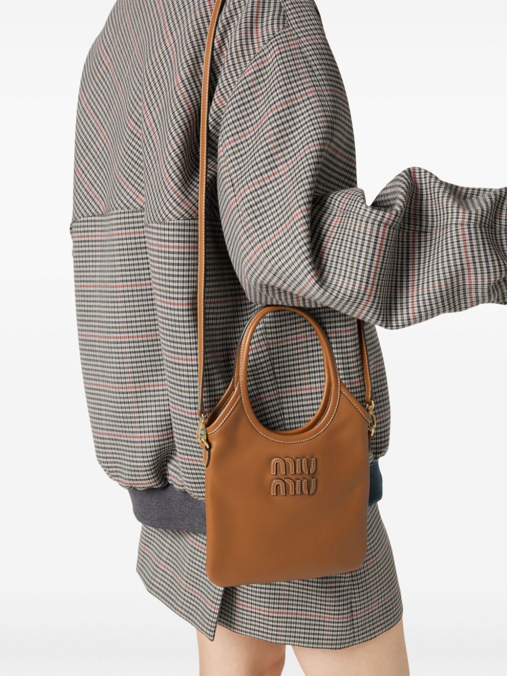 Miu Miu Women Ivy Mini Leather Handbag MIU MIU
