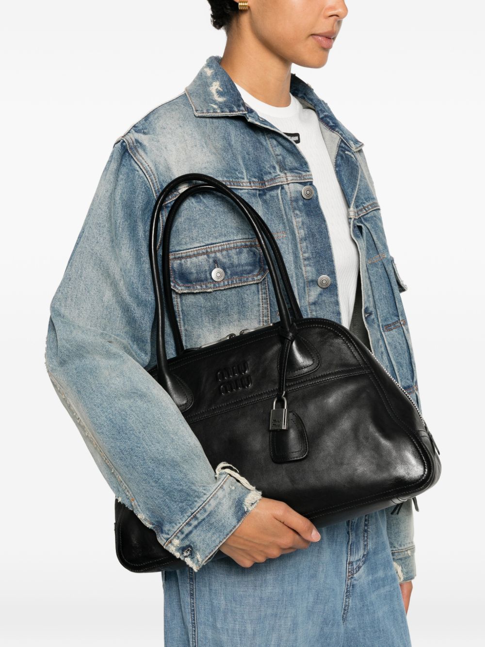 Miu Miu Women Vivant Leather Handbag MIU MIU
