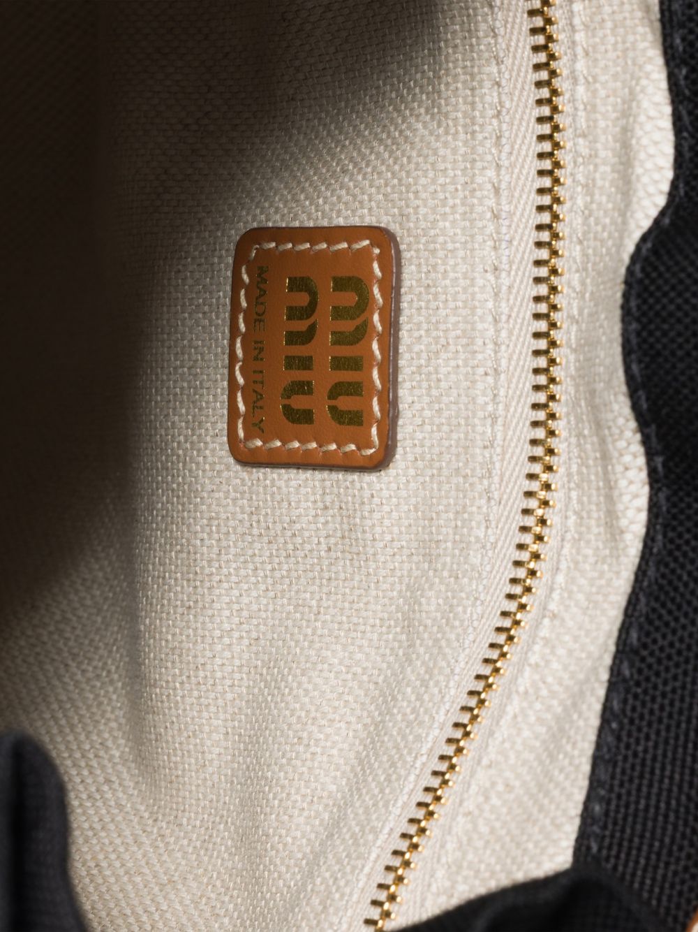 Miu Miu Women Canvas And Leather Large Backpack MIU MIU